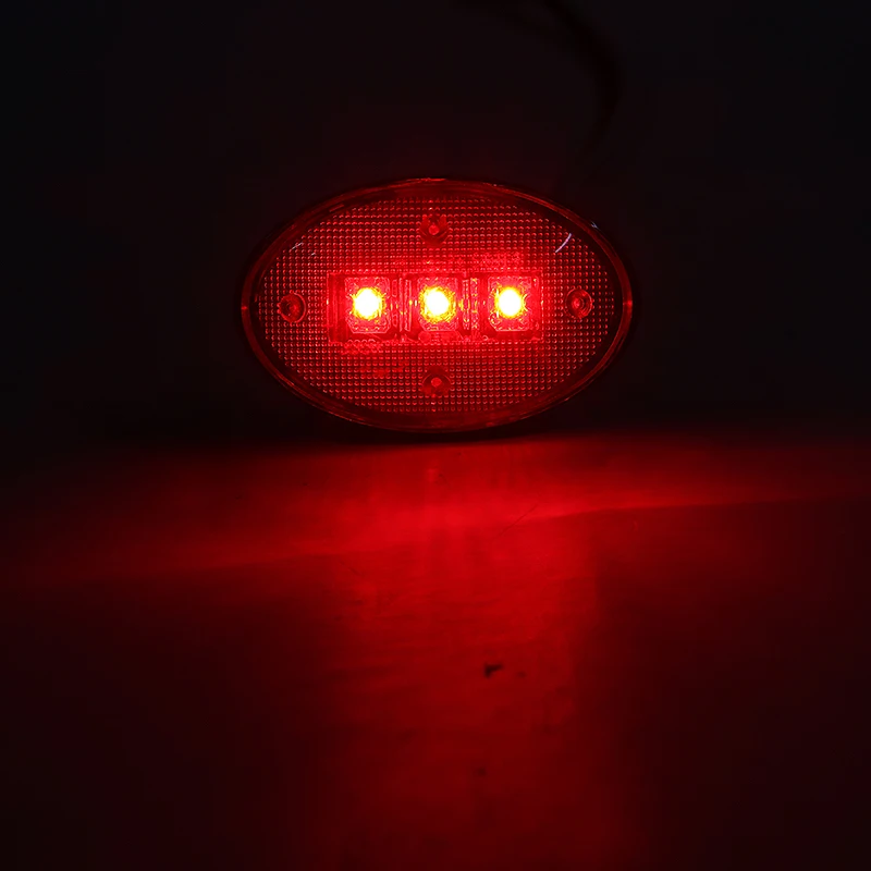 

4pcs Amber/Red LED Car Auto Fender Side Marker Light Signal Lamp For Ford F150 F250 F350 99-10 Repair Tool