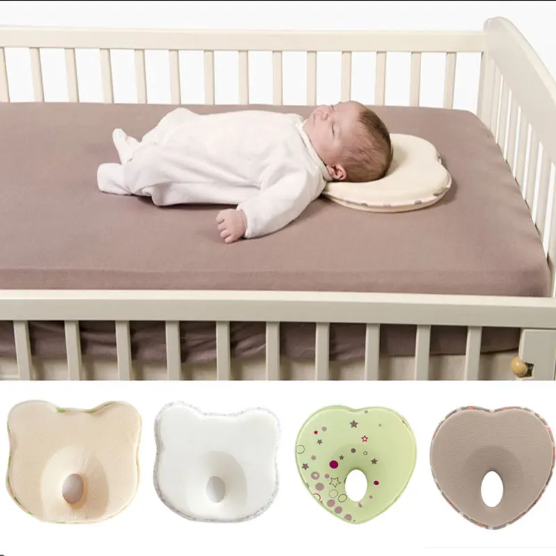 Hot Baby Pillow Infant Toddler Sleep Positioner Anti Roll Cushion Flat Head Pillow Protection of Newborn Almohadas Bebe