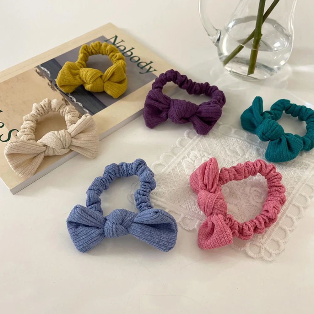 

Fashion Polyester Hairband Solid Bow Knot Women Hair Ring Head Hoop Girls Headband Head Wraps HairBands Accessories