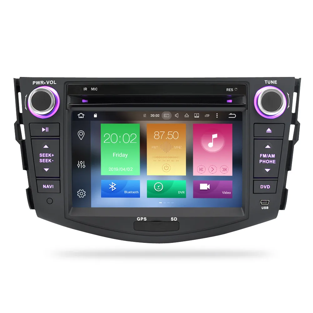 Ips экран Android 9,0 автомобильный Радио dvd-плеер навигация для Toyota RAV4 RAV 4 2007-2011 gps Мультимедиа Стерео головное устройство 4G ram