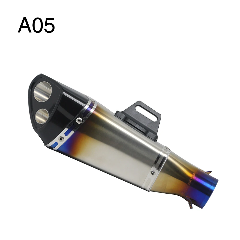 A05 ZSDTRP Универсальный мотоцикл глушитель слипоны Akrapovic наклейки для Yoshimura R11 Suzuki GSXR 600 750 Ninja650 - Цвет: A05