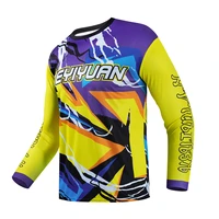 keyiyuan 2022 bicycle t shirt male pro downhill shirt cross country motorcycle mountain endurance retro cycling jersey tenue vtt