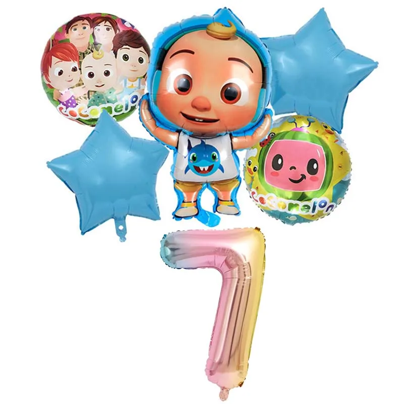 30 дюймов Cocomelon JJ тема Фольга шар вечерние поставки на день рождения декоративный