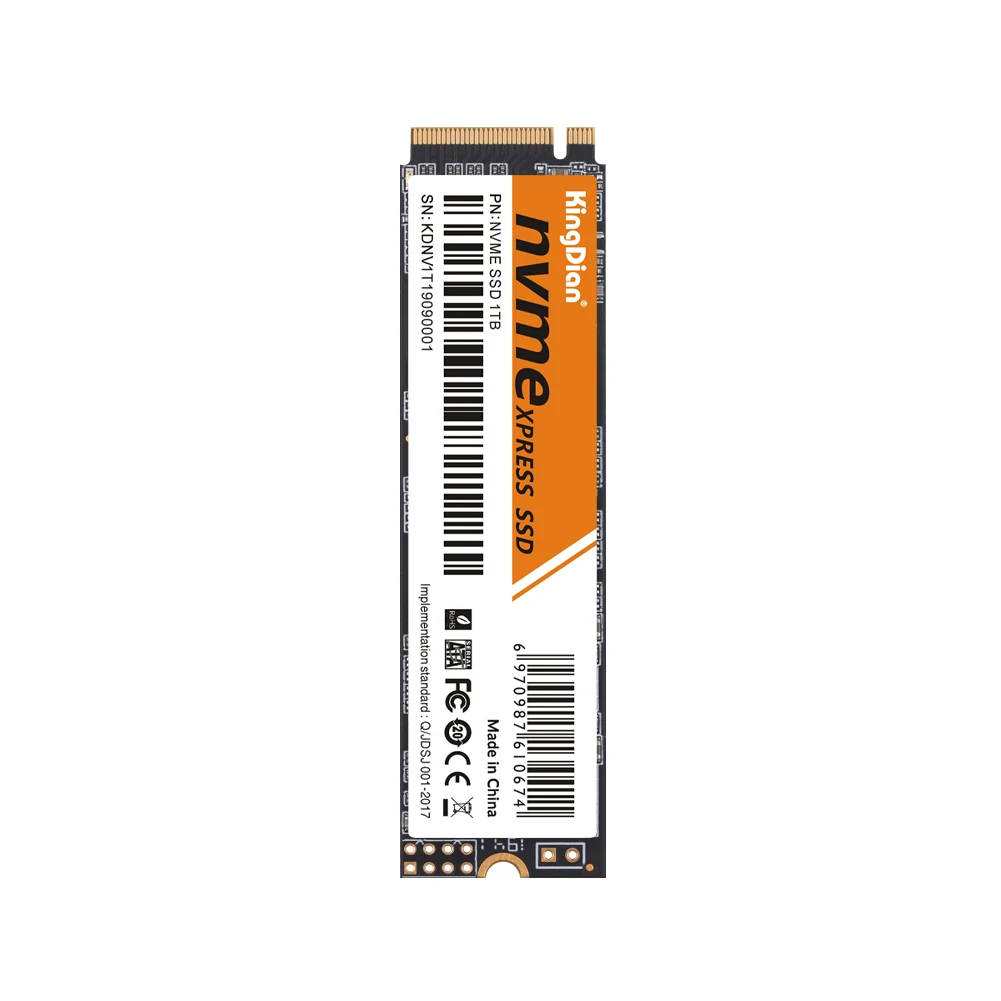 Твердотельный накопитель KingDian M.2 NVME PCIE SSD 128 Гб/256 ГБ/512 ГБ/ТБ 2 ТБ-диск внутренние