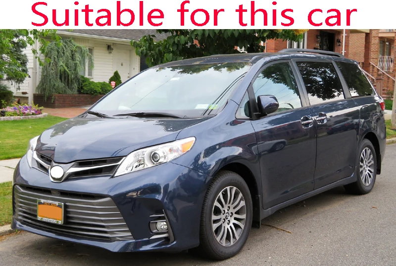 Для TOYOTA Sienna (XL30) 2015-2020 автомобильные аксессуары АБС-хром передний светильник