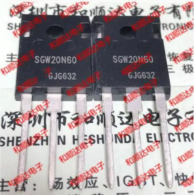 

Free shipping 10PCS SGW20N60 TO-247 600V 20A