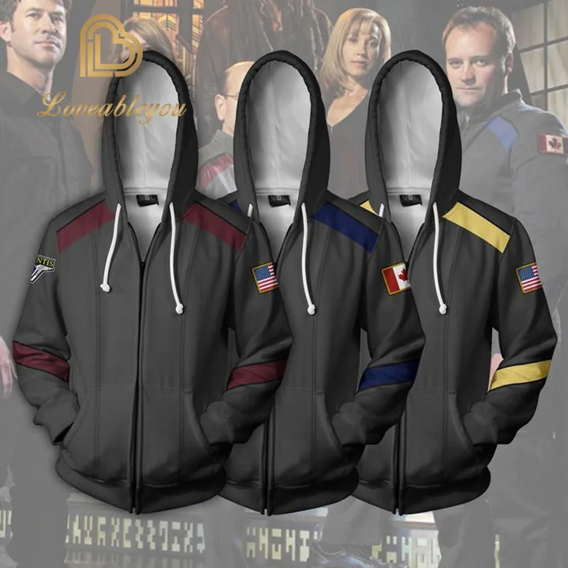 Костюм для косплея Звездные войны толстовка с 3D принтом свитшот на молнии