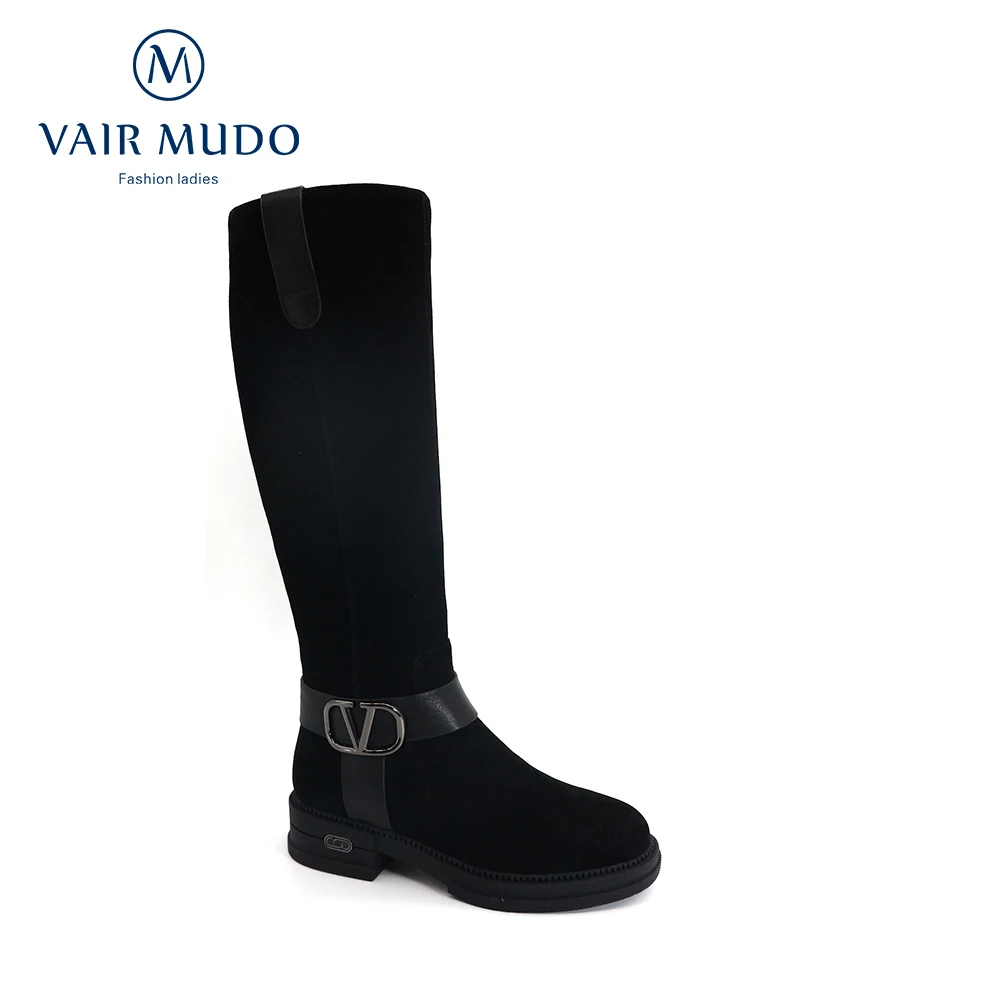 Ботинки VAIR MUDO Детские замшевые ботинки из верхнего материала женская обувь с