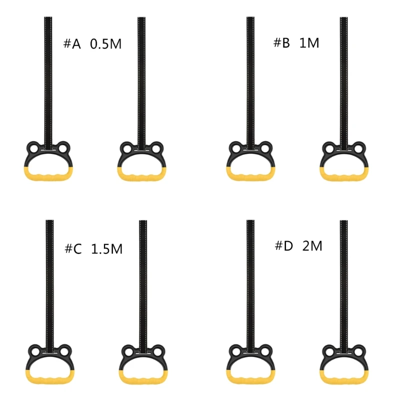 

Детские гимнастические кольца с регулируемой пряжкой, Нескользящие тренировочные кольца для дома, тренажерного зала, всего тела