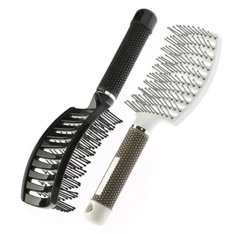 Массажная расческа для мужчин и женщин нейлоновая щетка волос с влажными