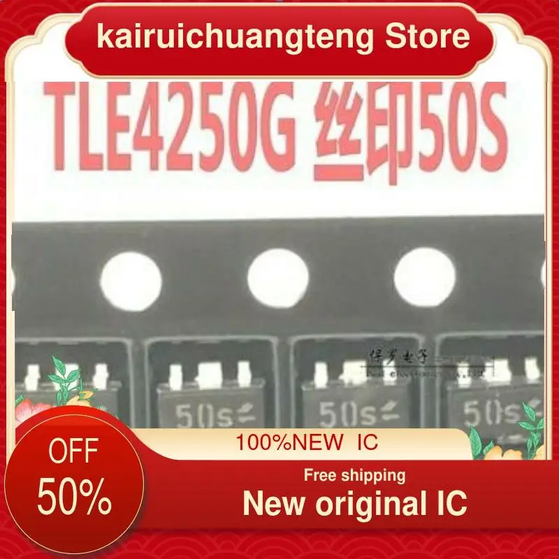

10PCS TLE4250G TLE4250 50S SCT-595 New original IC