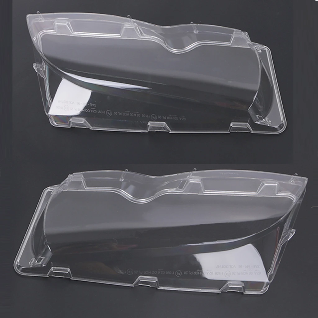 

1 Pair Car Headlights Lamp Lens Cover For BMW E46 3 Series 4DR Easy Install Car Accessories