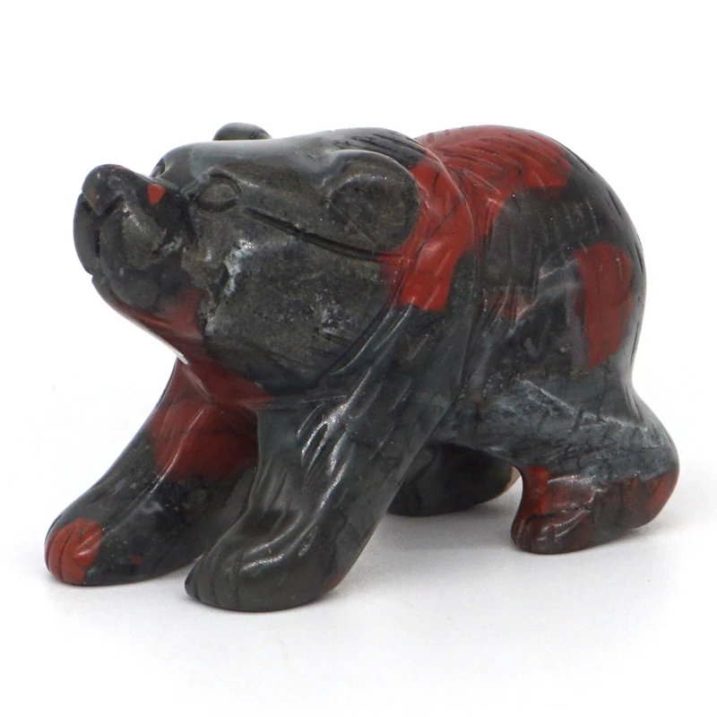 Искусственные драгоценные камни 2 дюйма кристалл крови ручная работа статуэтка