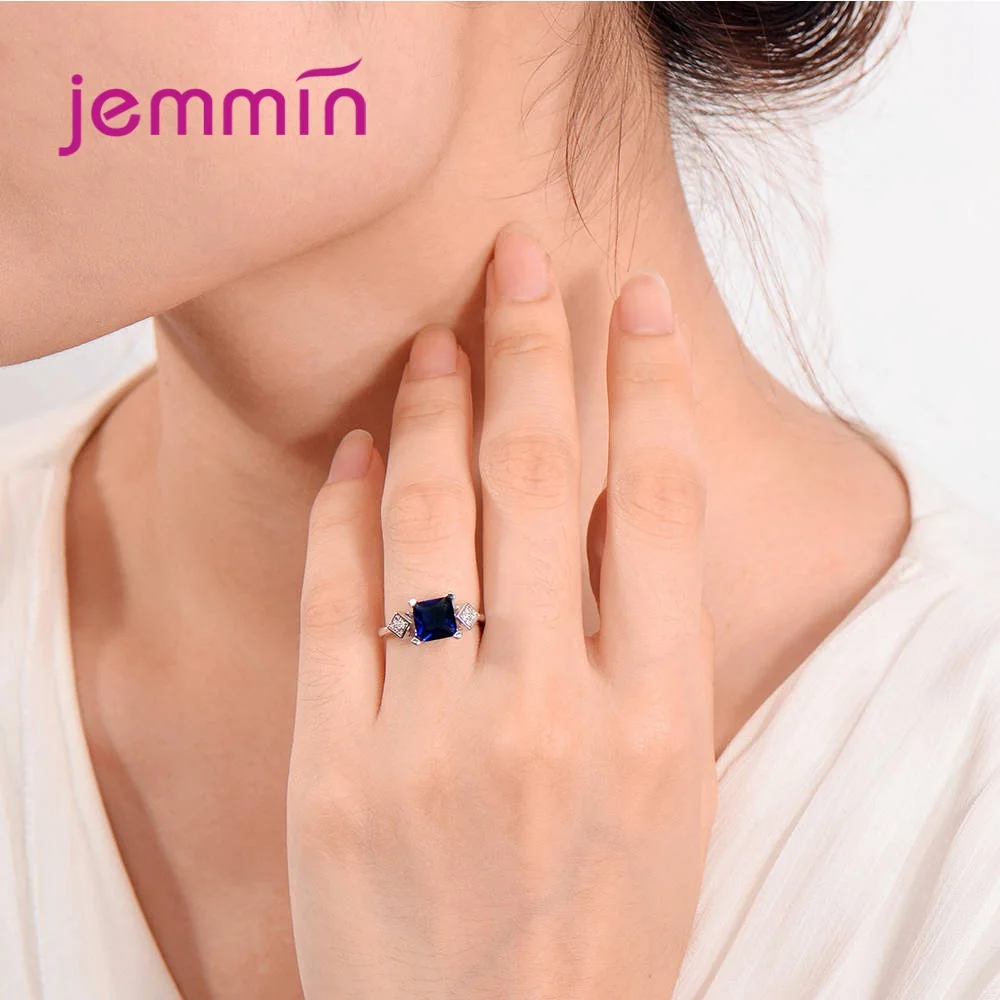 Высокое качество 925 пробы Серебряное кольцо для женщин и девочек Свадебное