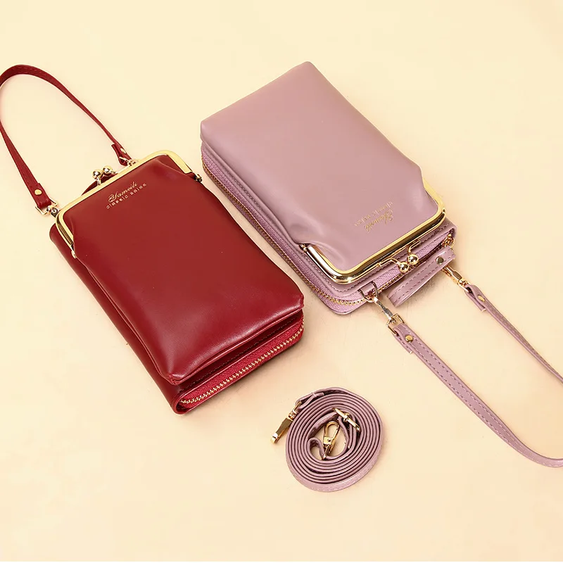 

Women Bag Female Handbags Mobile Phone Bag Vertical Crossbody Bag Multi-function Ladies Shoulder Bag Wallet Card Bag