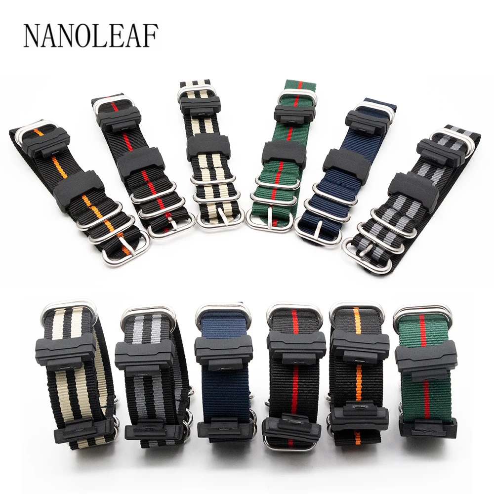 

22MM Replacement Nylon Watch Band for Casio G-Shock GA-110/100/120/150/200/300/400 GD-100/110/120 Men Women Wristband With Tools