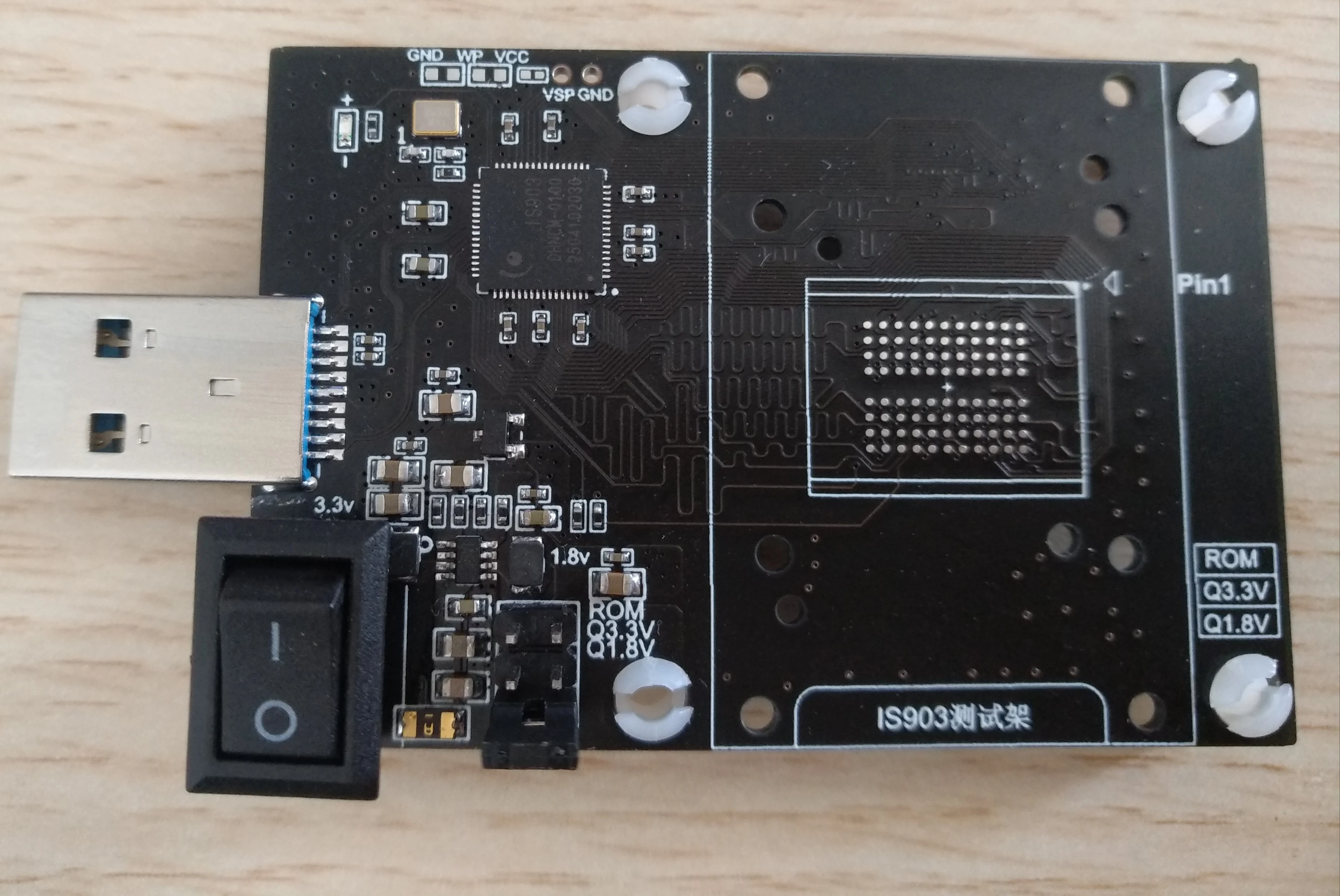 Испытательный стеллаж IS903, пустый стеллаж для флэш-памяти U-Drive BGA132/152 8CE