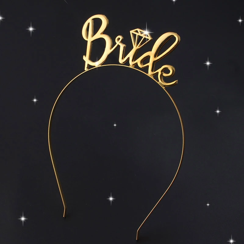 1 шт. девичник диадема для невесты корона вечерние с надписью &quotBride To Be&quot