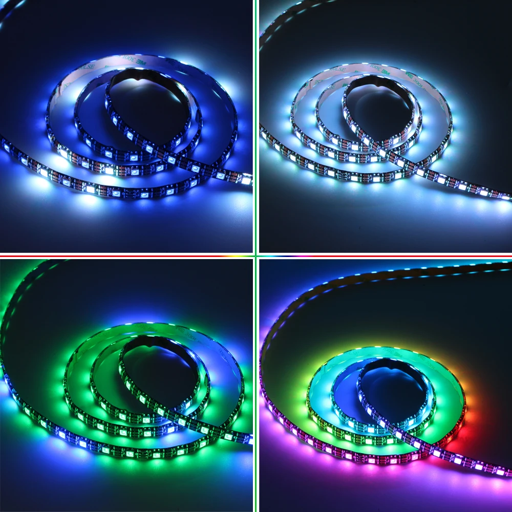 Полноцветная материнская плата 50 см-200 см RGB Светодиодная лента адресный чехол