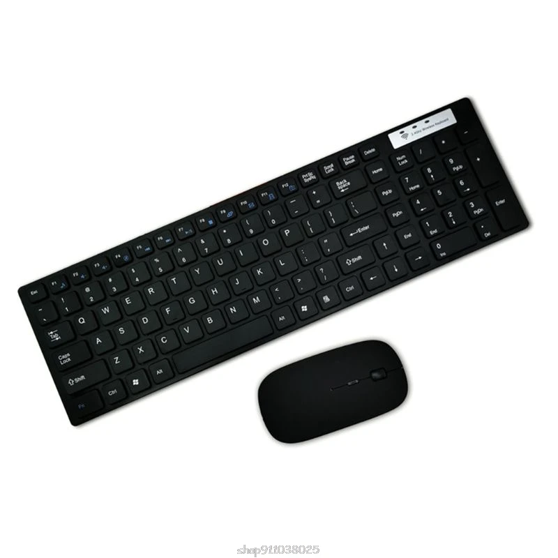 

Universal Silent Ultra-thin 2.4G Wireless Keyboard and Mouse Set for Laptop PC Computer D04 20 Dropship