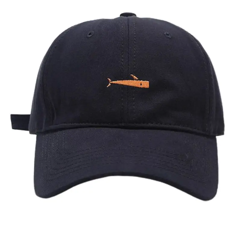 

Men Women Summer Outdoor Cotton Baseball Cap Little Fish Embroidered Harajuku Hip Hop Solid Color Snapback Trucker Hat
