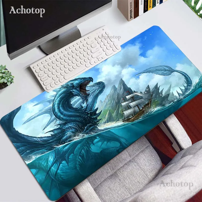 

Dragon Mouse Pad XXL Mouse Pad Custom Gamer Desk Mat Keyboard Pad Large MousePad 90x40/80x30cm Gaming Accessories Computer Mat