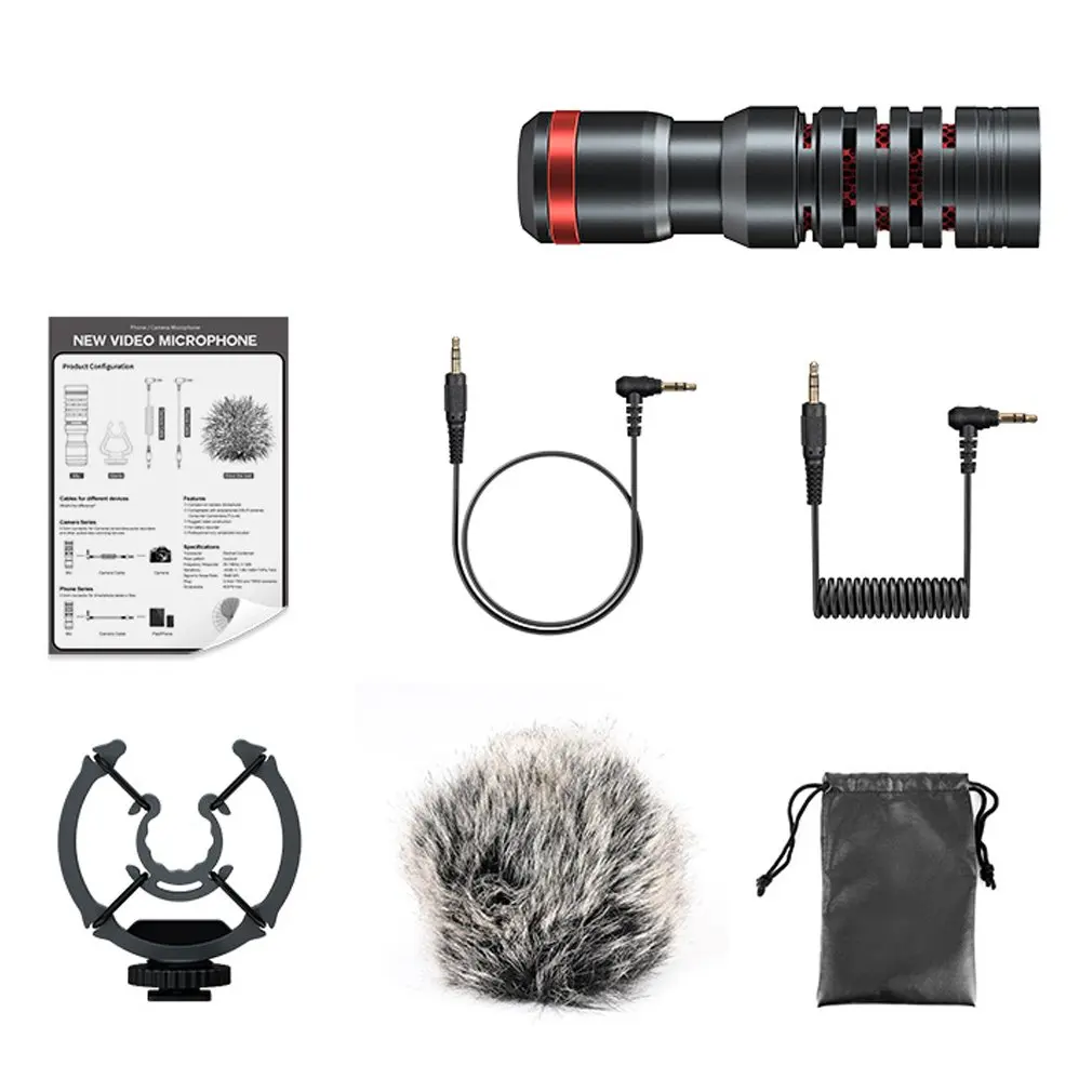 

RE150 Video Microphone For DSLR Camera Camcorders Smartphones Laptop Camera Microphone Recording Microphone