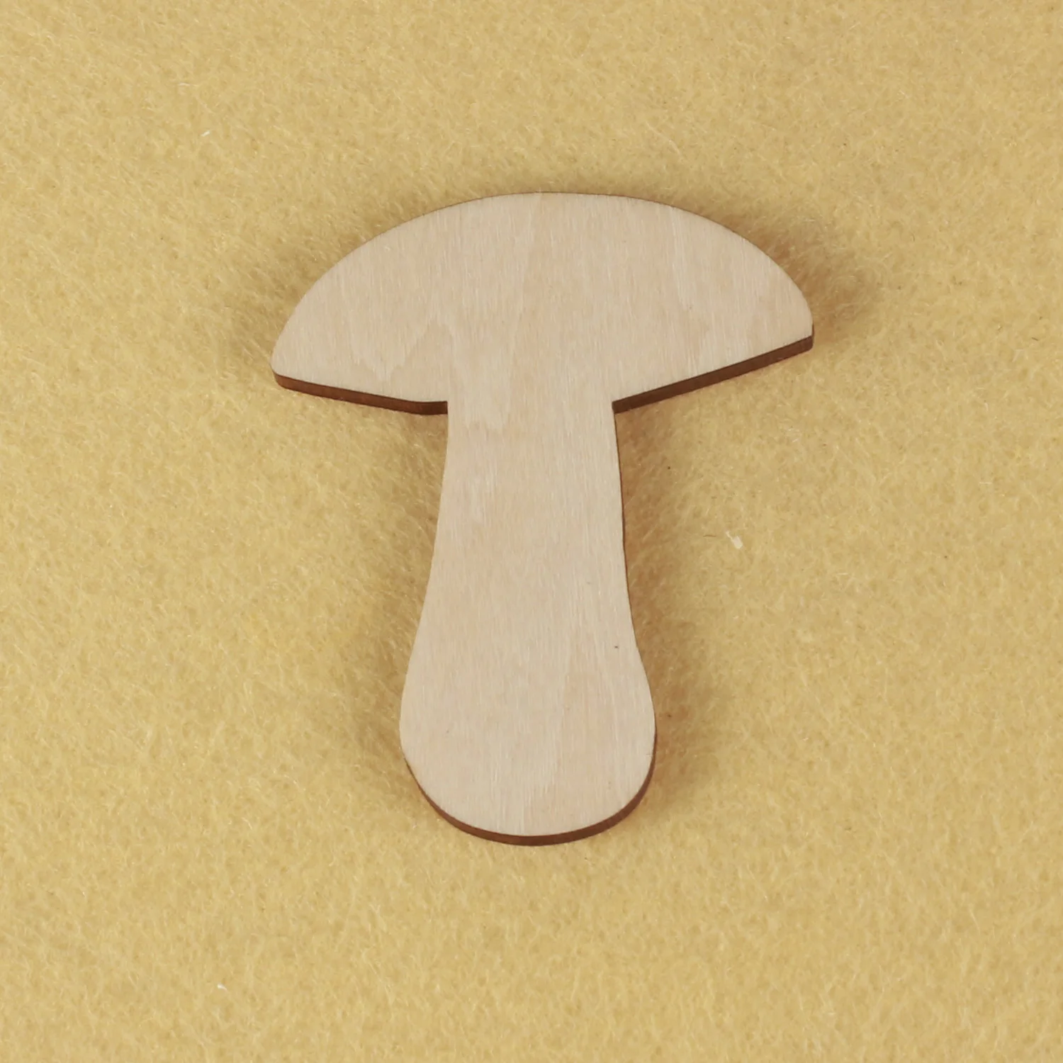 

Форма гриба, лазерная вырезка талисмана, рождественские украшения, силуэт, без рисунка, 25 штук, деревянная форма (0647)