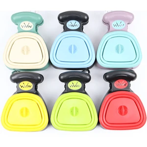 Dog Pet Pick Up Excreta Cleaner Travel Foldable Portable Pooper Scooper with 1 Roll Decomposable Waste Bag Poo Dispenser