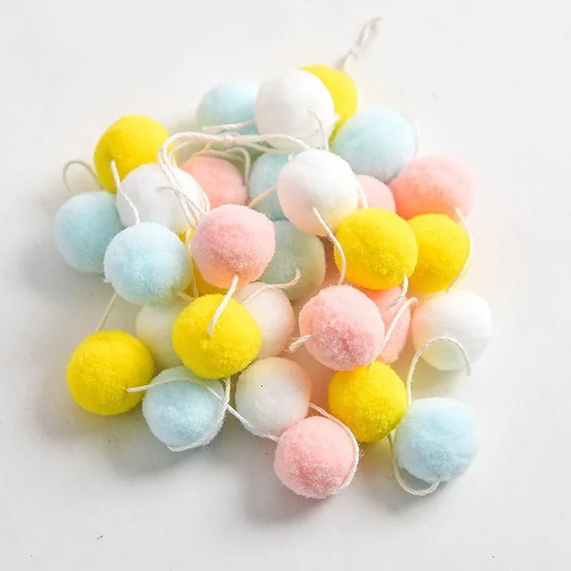 Фетровая гирлянда в виде шариков 2 3 м 30 шт. | Дом и сад
