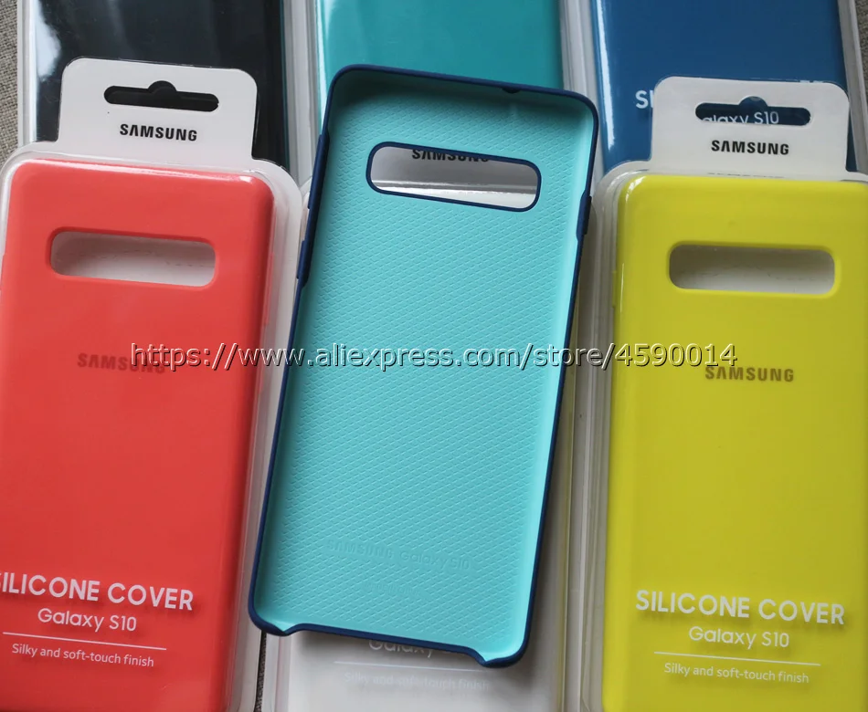 Официальный товар) Чехол samsung S10 S10 Plus S10e Galaxy Note 10 Plus силиконовый чехол