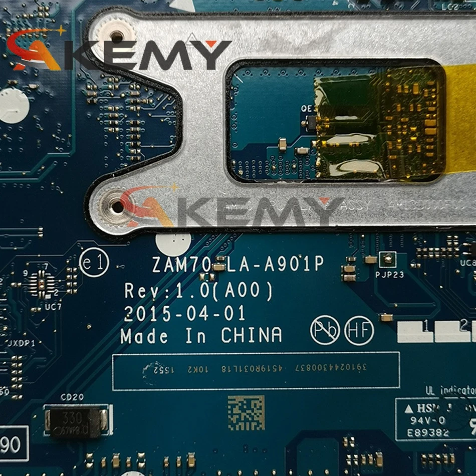 Для DELL Latitude E5450 I5-5300U материнская плата для ноутбука CN-0YNX9N 0YNX9N ZAM70 LA-A901P SR23X ноутбук