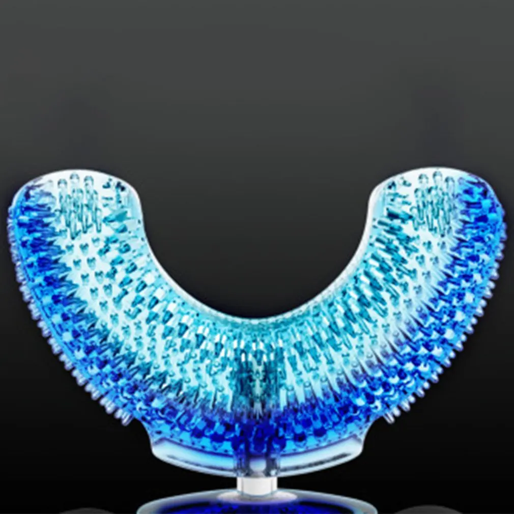 

U-Shaped Instrument Ultrasonic Cold Light Gel Vibrating Teeth Usb Charging Children Electric Toothbrush