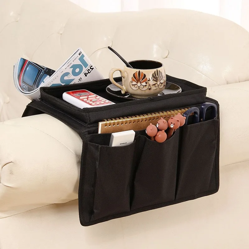 

Remote Control Storage Bag Multi-Layer Sofa Organizer Pockets 6 Pockets Multifunction Household Phones Remote Controller Bag
