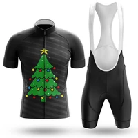 christmas 2022 christmas tree mens cycling kit professional cycling clothing quick dry summer short sleeved cycling shirt