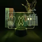 3D светильник с будильником Love,Death  robot, основа для украшения дома, Подростковая прикроватная лампа, светильник лампа, аниме, для фанатов