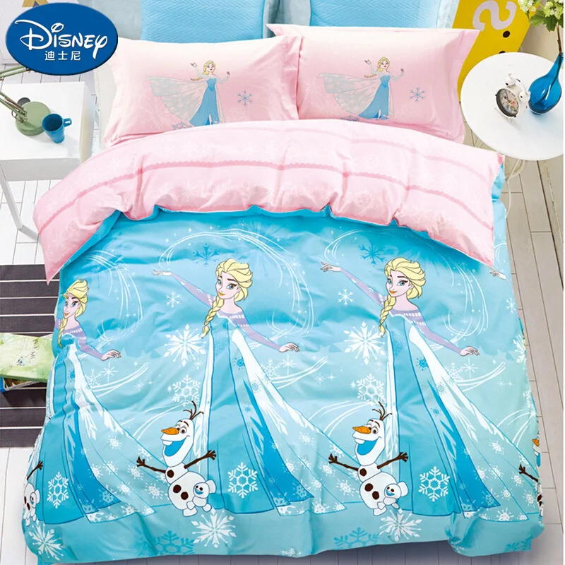 

3Pcs Children Mickey Minnie Mouse Bedding Sets Home textile Soft Cartoon Quilt Cover Pillowcase Bed Sheet Bed Linen girl boy