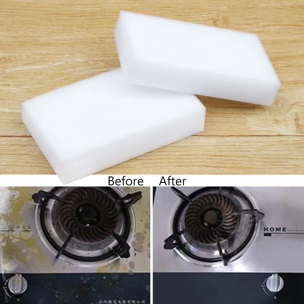 20/40/60/80PC Sponge Eraser Melamine Cleaner Kitchen Cleaning for Dish Wash Bathroom Tool 10*6*2CM | Дом и сад