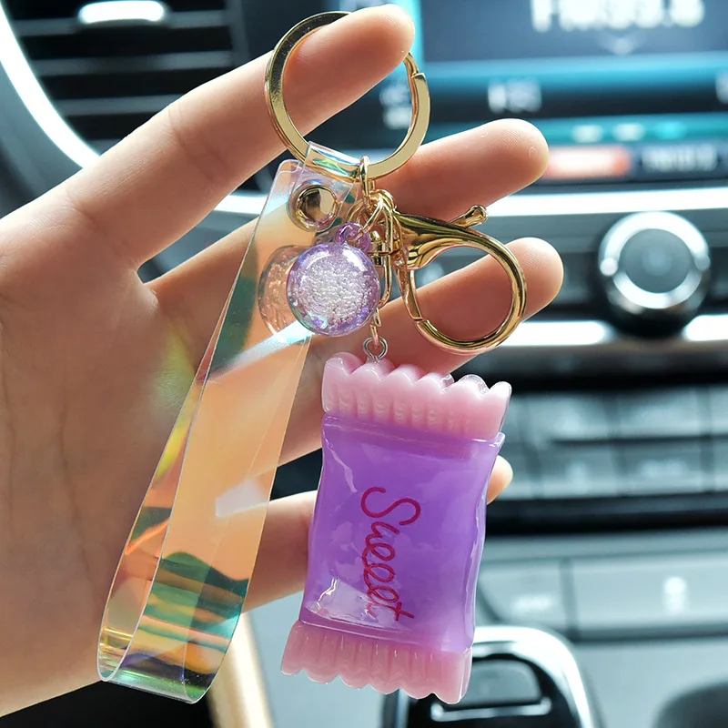 Брелок для ключей с милой имитацией Чипса из закусок и картофеля красочная