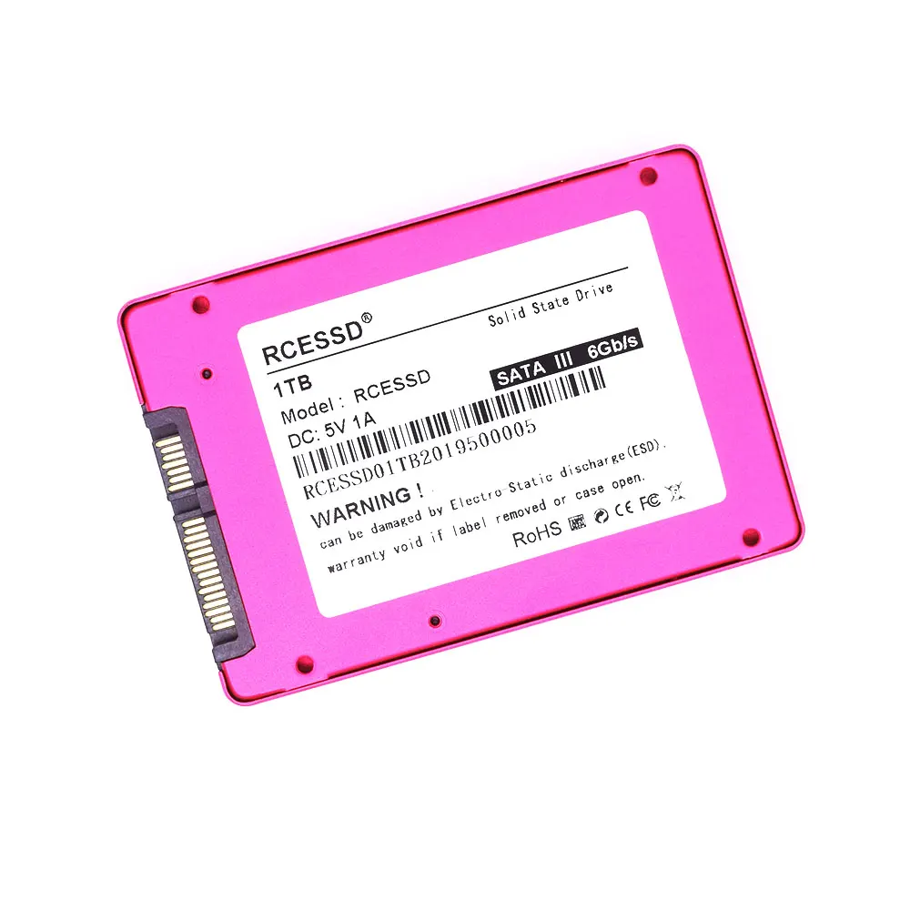 RCESSD металлический жесткий диск 120 ГБ 240 2 5-дюймовый SATA III HDD HD SSD ноутбук ПК 480 960