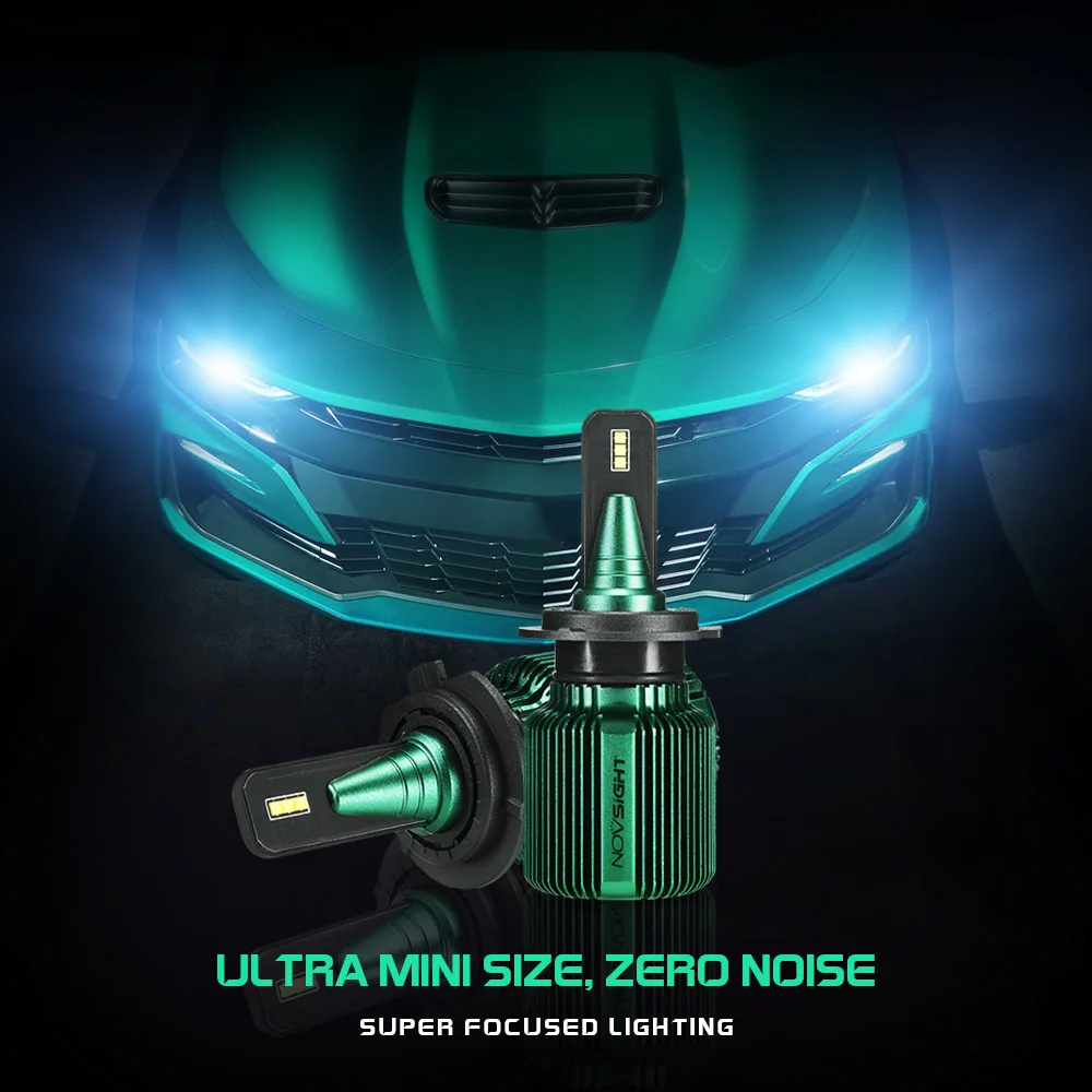 Светодиодный головной фонарь NOVSIGHT H4 H7 H11 H13 s HB3 9005 HB4 9006 HB5 9007 дальний и ближний свет