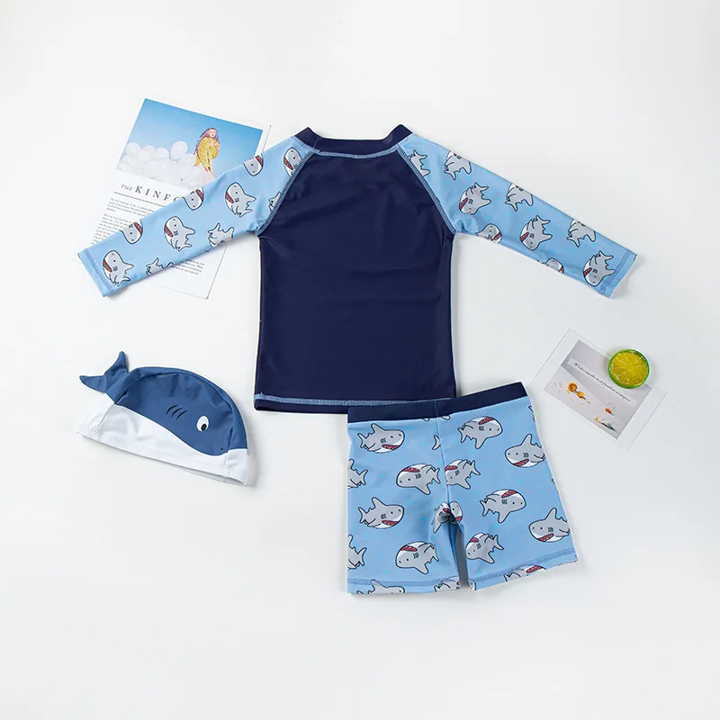 Милые Пляжные купальные костюмы для отдыха детей 2020 быстросохнущие пляжные