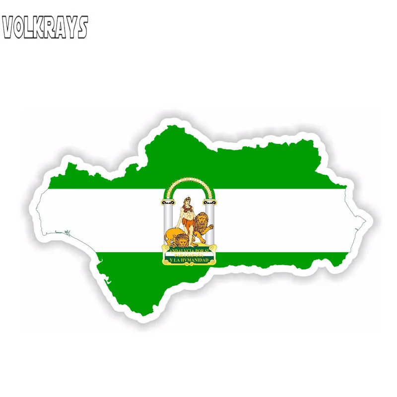 Volkrays креативные автомобильные стикеры Наклейка в Испанию фото и водостойкая 7 см