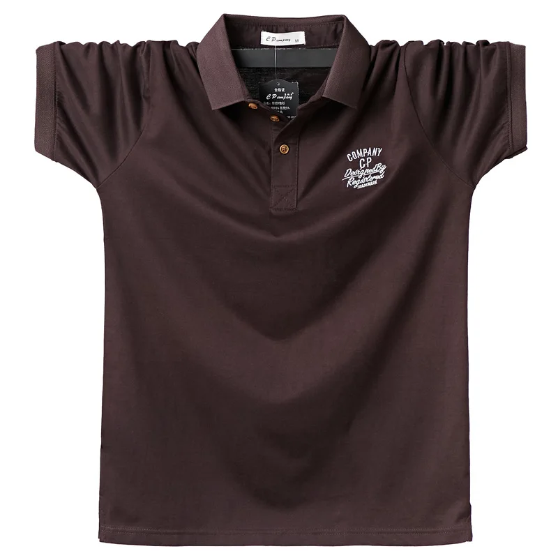 Лето 2020 Мужская футболка поло из чистого хлопка мужская деловая повседневная