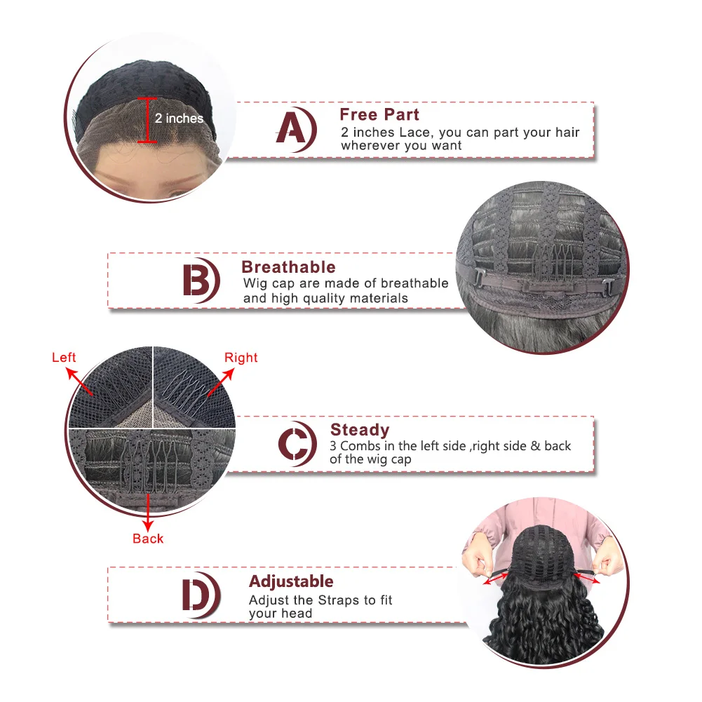 Аногол черный синтетический кружевной передний парик афро длинный кудрявый с