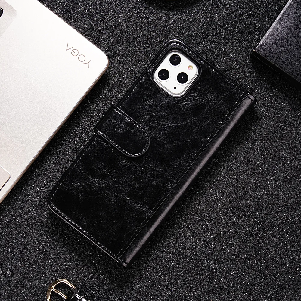 Деловой Чехол-кошелек для UMIDIGI S5 Pro из искусственной кожи чехол с магнитным