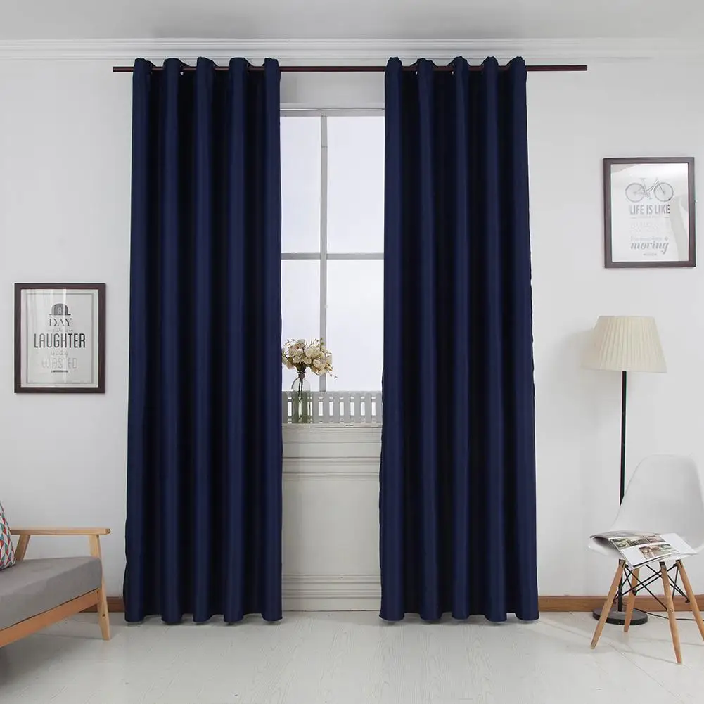 

1PC Modern Blackout Curtains For Living Room Window Curtains For Bedroom Curtains Fabrics Ready Made Finished Drapes Blinds Tend