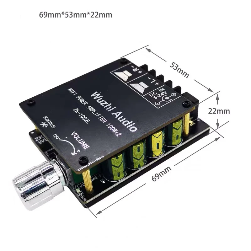 Bluetooth 5 0 2*100 Вт цифровой аудио усилитель мощности HiFi стерео двухканальный класса D
