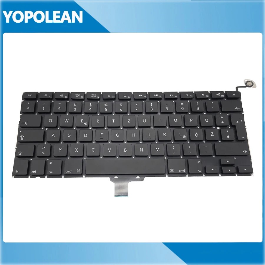 5 шт./лот новая немецкая клавиатура для Macbook Pro 13 &quotUnibody A1278 2009 2010 2011 2012|Клавиатуры