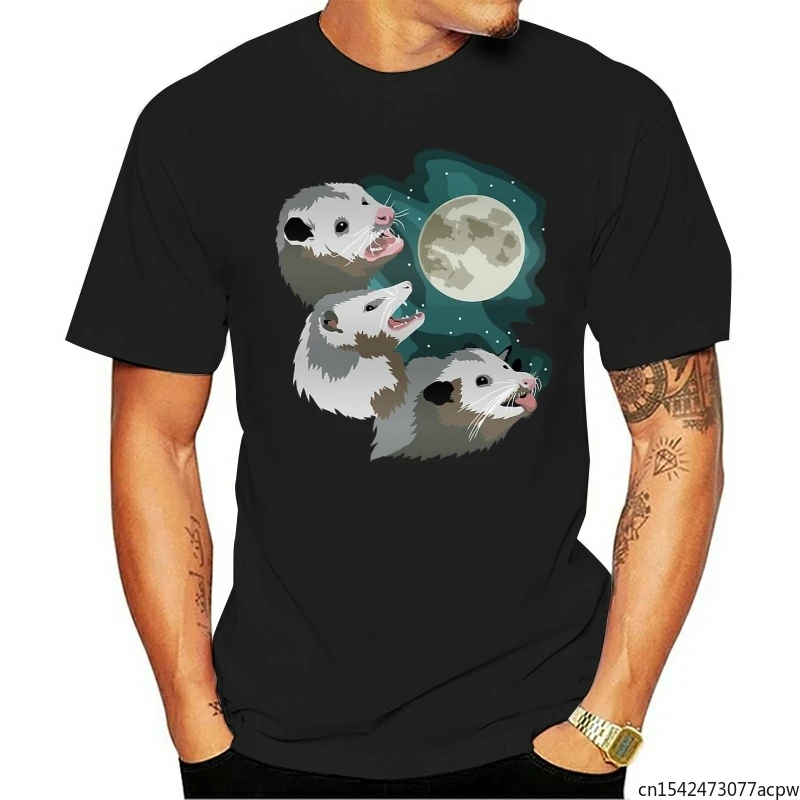 

Funny Three Parody Possum Moon Men's T-Shirt